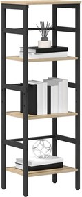 vidaXL Ράφι Βιβλίων Δρύς Sonoma 40 x 29,5 x 115 εκ Επεξεργασμένο ξύλο