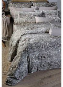 Κουβερλί Υπέρδιπλο (Σετ 235x250) 2 Όψεων Down Town 834 Bombay Brown