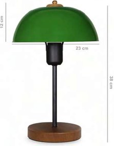 ΦΩΤΙΣΤΙΚΟ ΕΠΙΤΡΑΠΕΖΙΟ HM7582.02 ΠΡΑΣΙΝΟ ΜΑΥΡΟ