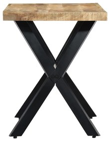 vidaXL Τραπεζαρία 120 x 60 x 75 εκ. από Μασίφ Ακατέργαστο Ξύλο Μάνγκο