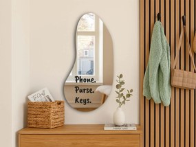 Αυτοκόλλητο για καθρέφτη S31 – Phone. Purse. Key.