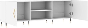 vidaXL Έπιπλο Τηλεόρασης Λευκό 150x30x50 εκ. από Επεξεργασμένο Ξύλο