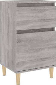 vidaXL Κομοδίνο Γκρι Sonoma 40x35x70 εκ.