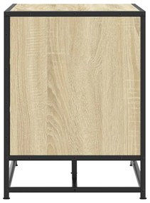 vidaXL Πάγκος παπουτσιών  Sonoma Oak 84x40x53,5 cm