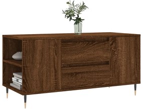 vidaXL Τραπεζάκι Σαλονιού Καφέ Δρυς 102x44,5x50 εκ. Επεξεργασμένο Ξύλο