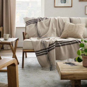 Κουβέρτα Καναπέ Ottilie 519 Beige Gofis Home 130X170 130x170cm Cotton-Polyester