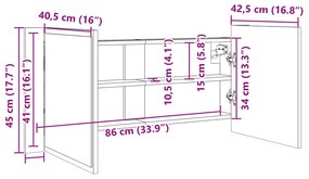 ΚΑΘΡΕΦΤΗΣ ΝΤΟΥΛΑΠΙ SONOMA ΔΡΥΣ 100X12X45 ΕΚ. ΕΠΕΞ. ΞΥΛΟ 849644