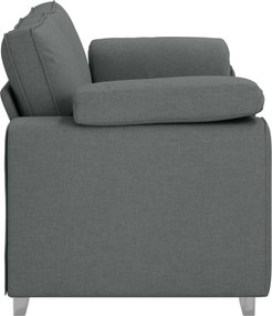 vidaXL Διθέσιος καναπές Σκούρο Γκρι 180 cm ύφασμα