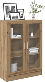 vidaXL Βιβλιοθήκη Artisan Δρυς 82,5x30,5x115 εκ. Επεξεργασμένο Ξύλο