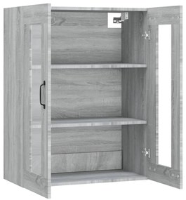 vidaXL Ντουλάπι Τοίχου Κρεμαστό Γκρι sonoma 69,5x34x90 εκ.