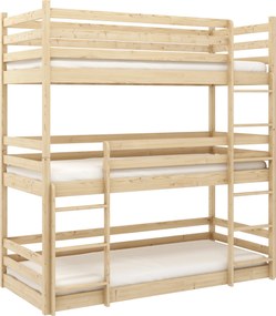 TED 80x180 pine bunk bed Lano Furniture