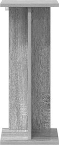 vidaXL Βάση φυτών 2 τεμ. Γκρι Sonoma 25 x 25,5 x 60,5 εκ.