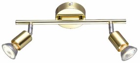 Σποτ Δίφωτο Aca Trinity MC634PB2 Gold/Chrome