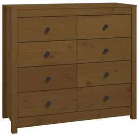vidaXL Βοηθητικό Ντουλάπι Καφέ Μελί 100x40x90 εκ.από Μασίφ Ξύλο Πεύκου