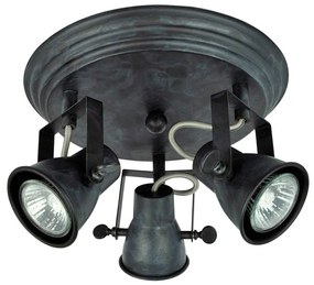 Φωτιστικό Οροφής - Σποτ Round Vintage 4139200 Black Viokef Metal