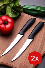 Knife Set (2 Pieces) Chef Black
Silver