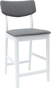 vidaXL Καρέκλες φαγητού 2 pcs Λευκό 48 x 49 x 95 εκ.