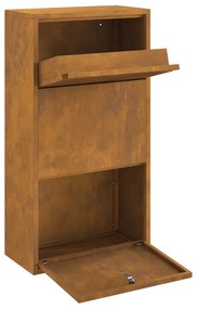vidaXL Γραμματοκιβώτιο Πακέτων 44x22x82 εκ. Ανθεκτικό Ατσάλι