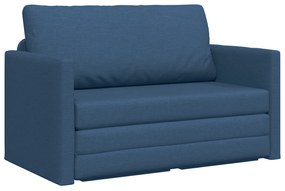 vidaXL Καναπές Κρεβάτι 2 σε 1 Μπλε 124x71x78 cm Ύφασμα