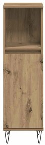 vidaXL Ντουλάπι μπάνιου Δρυς τεχνίτης 30x30x100 cm Κατασκευασμένο ξύλο