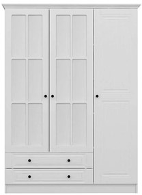 Ντουλάπα Τρίφυλλη Kale 506MNR2406 135x52x210cm White Three Door