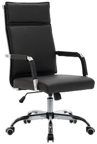 Καρέκλα γραφείου διευθυντη Mavel pakoworld PU μαύρo 55x62x100-110εκ