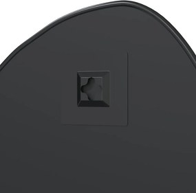 vidaXL Καθρέφτης Τοίχου Μαύρος 50x40 εκ.