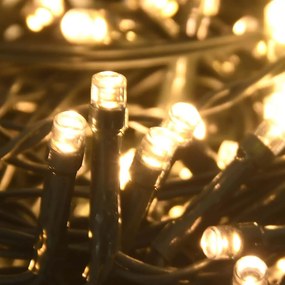 vidaXL Χριστουγεν. Μπάλες Σετ 60 τεμ με Κορυφή &amp; 150 LED Χρυσό/Μπρονζέ