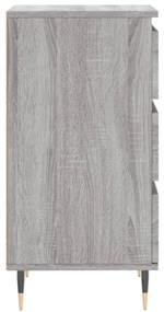 vidaXL Συρταριέρα Γκρι Sonoma 40 x 35 x 70 εκ. από Επεξεργασμένο Ξύλο