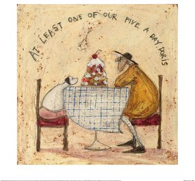 Εκτύπωση τέχνης Sam Toft - At Least One of Our Five A Day Doris