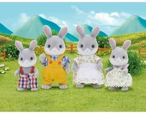 Σετ Κούκλες Sylvanian Families Family Gray Rabbit