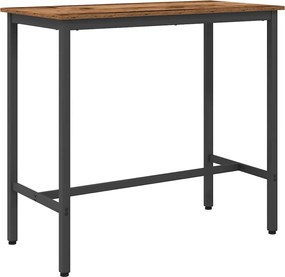 vidaXL τραπέζι Παλιό ξύλο 100 x 50 x 90,5 εκ