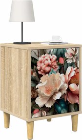 vidaXL Κομοδίνο BORNE 2 τμχ. Sonoma Δρυς 36 x 33 x 50 εκ.