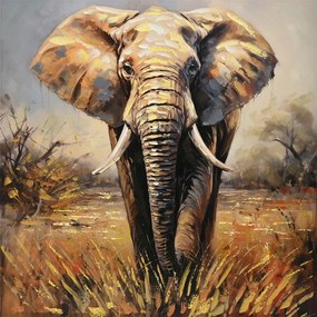Πίνακας σε καμβά Elepho Inart 100x3x100εκ