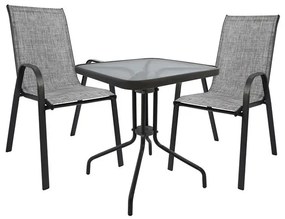 Intrahome ΣΕΤ ΤΡΑΠΕΖΑΡΙΑΣ 3ΤΜΧ ΜΕ 2 ΚΑΡΕΚΛΕΣ &amp; 1 ΤΡΑΠΕΖΙ 60x60 .01 intraho-0009766