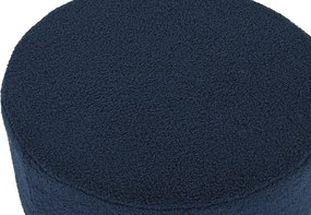 Υποπόδια DKD Home Decor Μπλε Βελούδο 55 x 55 x 40 cm