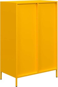 vidaXL Ντουλάπι Μουσταρδί 68x39x101,5 εκ. από Ατσάλι