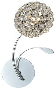Φωτιστικό Τοίχου - Απλίκα 77-2240 B-072980/1 Bella Chrome Homelighting Glass