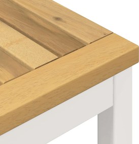 vidaXL Τραπεζάκι σαλονιού Λευκό 100 x 100,5 x 45 εκ.