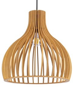 01697 GloboStar® GLOBOSTAR® SCANDINAVIA 01697 Boho Κρεμαστό Φωτιστικό Οροφής με Ντουί 1 x E27 AC 220-240V IP20 - Μπεζ - Μ35 x Π35 x Υ35cm