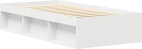 vidaXL Πλαίσιο Κρεβατιού Λευκό 90 x 190 εκ.