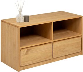 vidaXL Έπιπλο Τηλεόρασης SAUDA Χρώμα Δρυός 99x43x55 εκ. Μασίφ Πεύκο