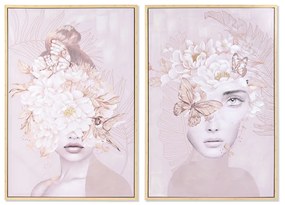 Καμβάς DKD Home Decor πολυστερίνη Καμβάς 80 x 4 x 120 cm 80 x 3,7 x 120 cm