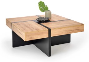SEVILLA, c.table, craft oak / black DIOMMI V-PL-SEVILLA-LAW