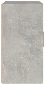 Ντουλάπι Τοίχου Γκρι Σκυρ. 60x30x60 εκ. Επεξεργασμένο Ξύλο - Λευκό