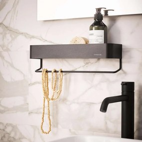 Brix black small ράφι + κρεμάστρα Sealskin
