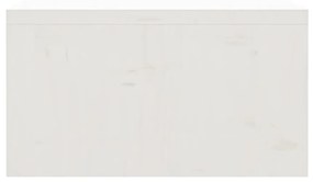 vidaXL Βάση Οθόνης Λευκή 50 x 27 x 15 εκ. από Μασίφ Ξύλο Πεύκου