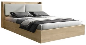 Intrahome Κρεβάτι Akvare Intrahome διπλό με αποθηκευτικό χώρο mdf σε φυσική απόχρωση 150x200εκ | SKU: INTRAPA-183111238