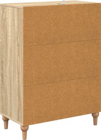 vidaXL Ντουλάπι με Συρτάρια Sonoma Δρυς 66 x 34,5 x 90 εκ