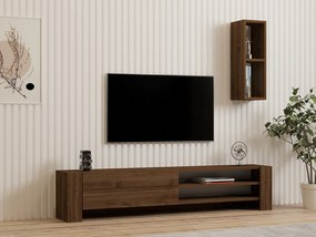 Έπιπλο Τηλεόρασης Καρυδί GRECLO 160x26.8x33